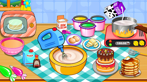 Kitchen Set Chef Cooking Games